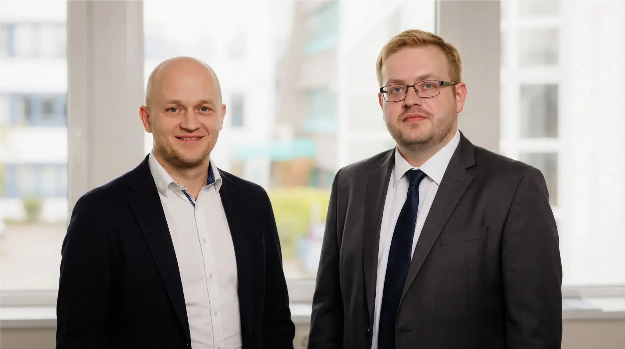 Geschäftsführer Andre Rolf Weber und Simon Thißen